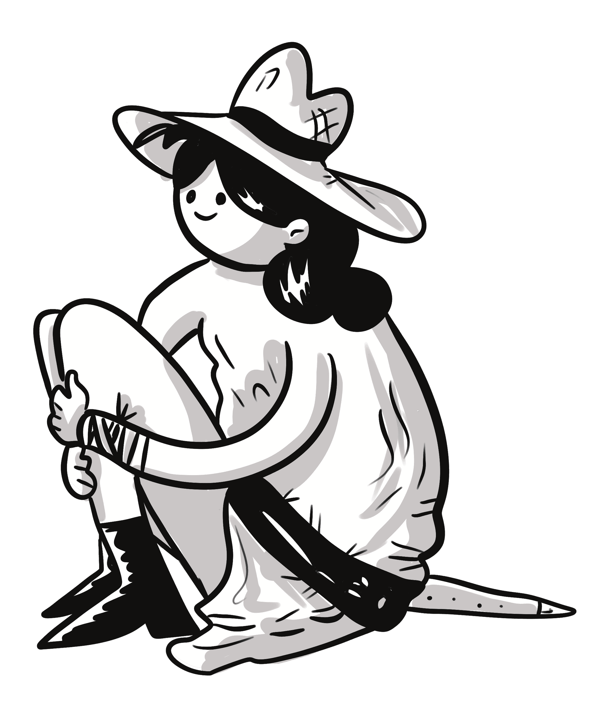Lindy, the giant girl adventurer character from the Mazmatics book, smiling
